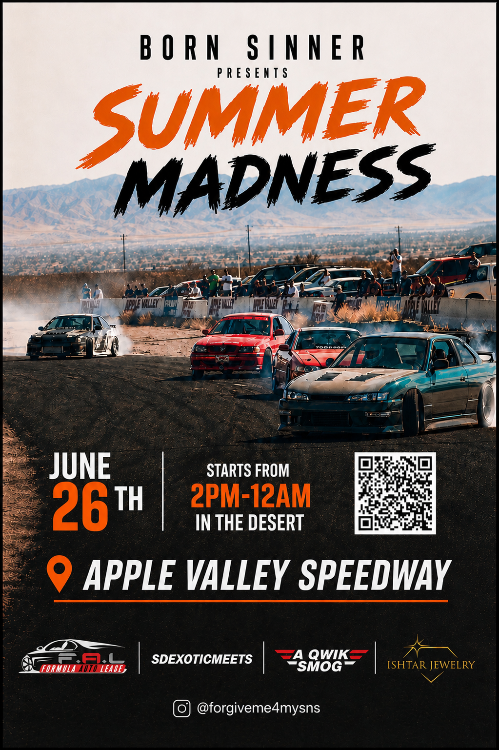 Born Sinner Summer Madness Drivers